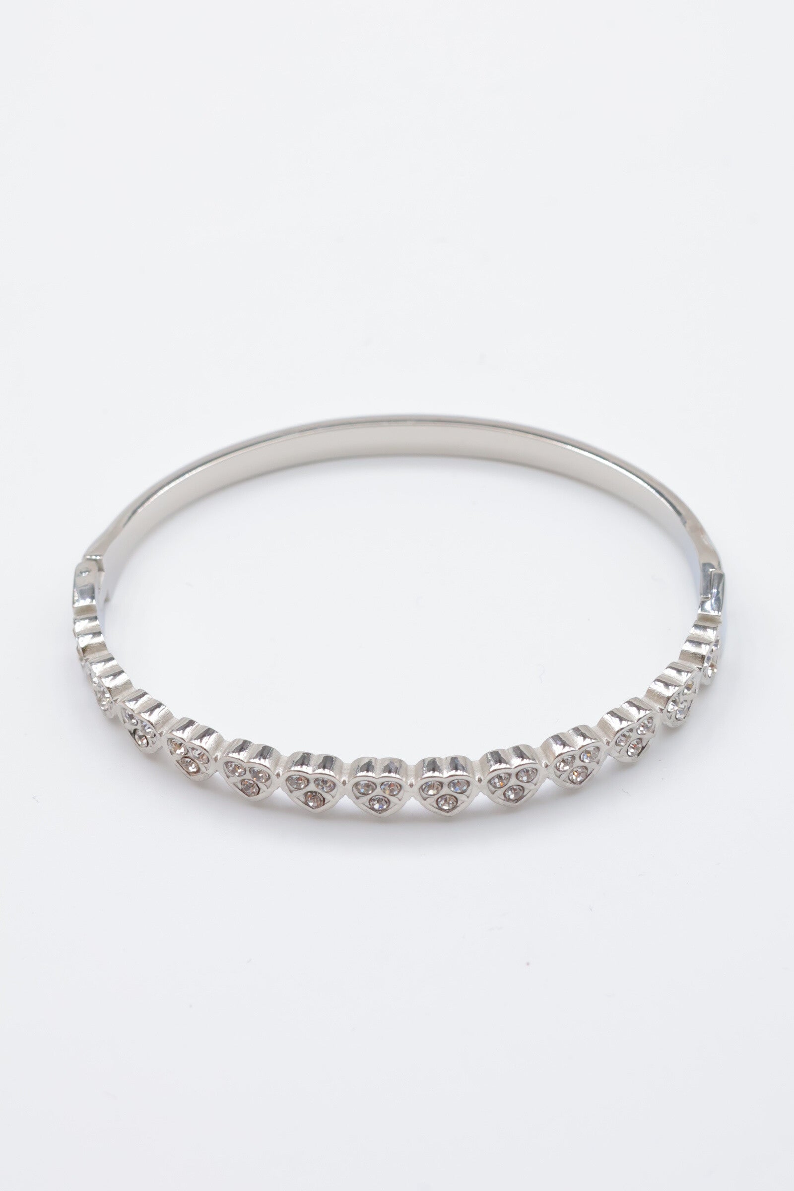 Bracelet jonc en acier inoxydable - ARGENT