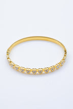 Bracelet jonc en acier inoxydable - DORÉ