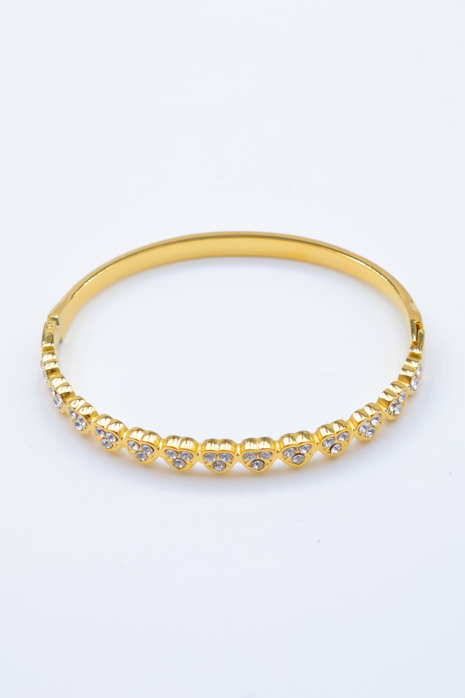 Bracelet jonc en acier inoxydable - DORÉ