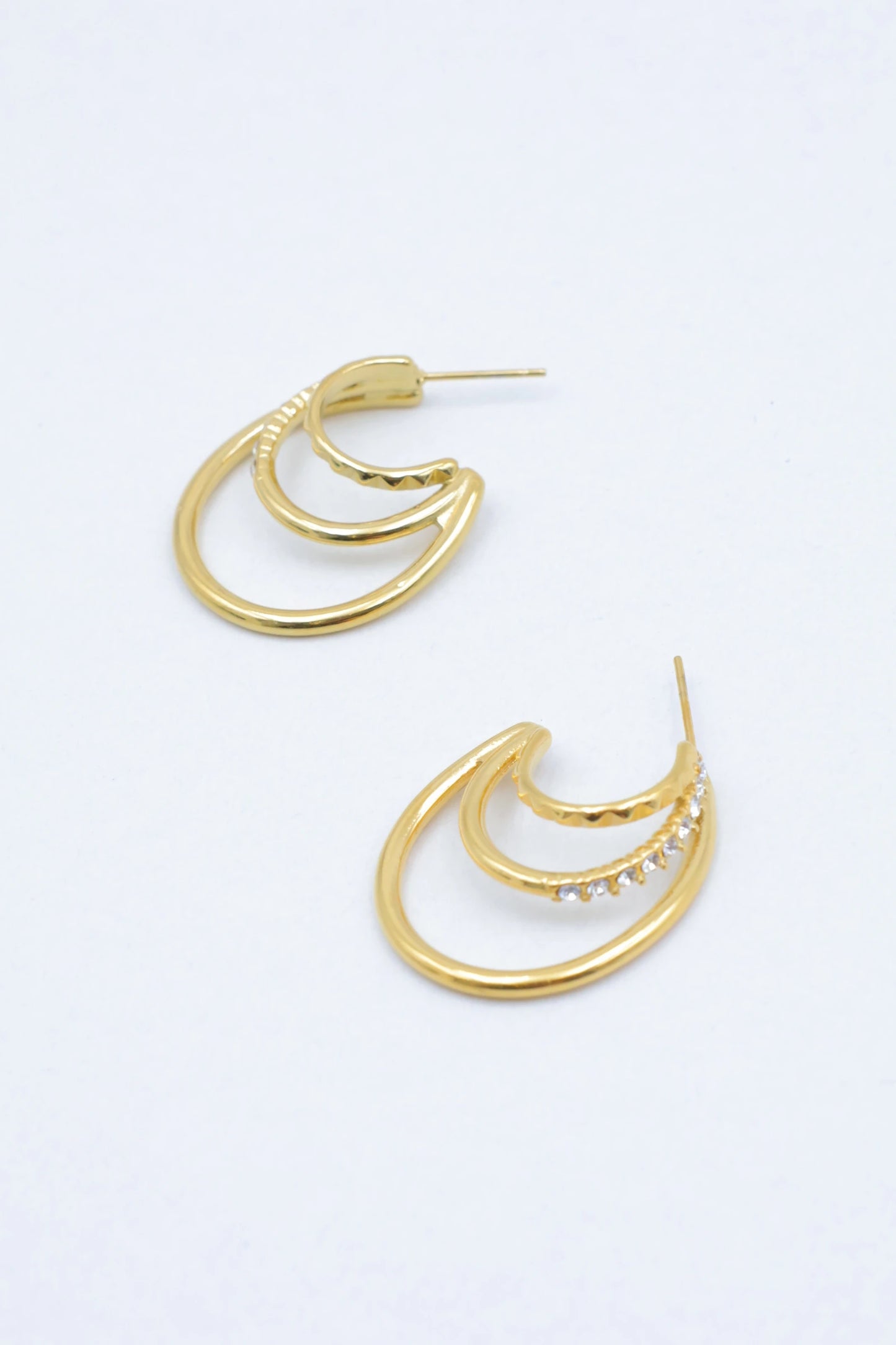 Boucles d’oreilles en acier inoxydable