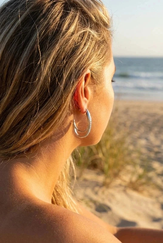 Boucles d’oreilles en acier inoxydable