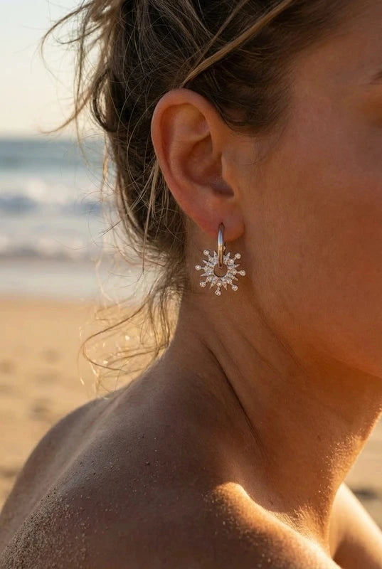 Boucles d’oreilles en acier inoxydable