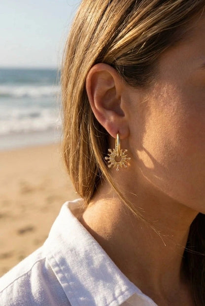 Boucles d’oreilles en acier inoxydable