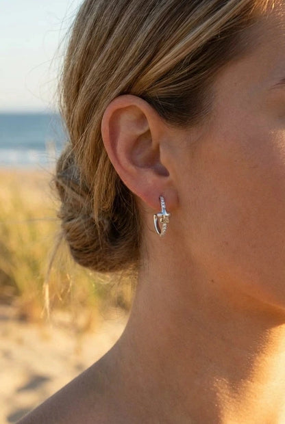 Boucles d’oreilles en acier inoxydable