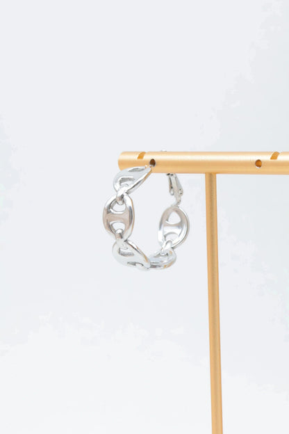 Boucles d’oreilles en acier inoxydable