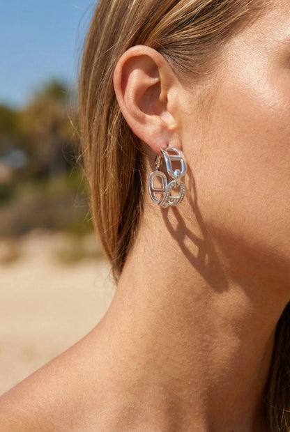Boucles d’oreilles en acier inoxydable