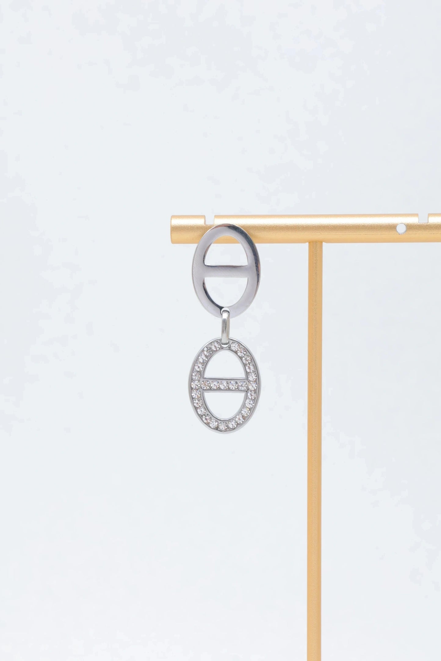 Boucles d’oreilles en acier inoxydable