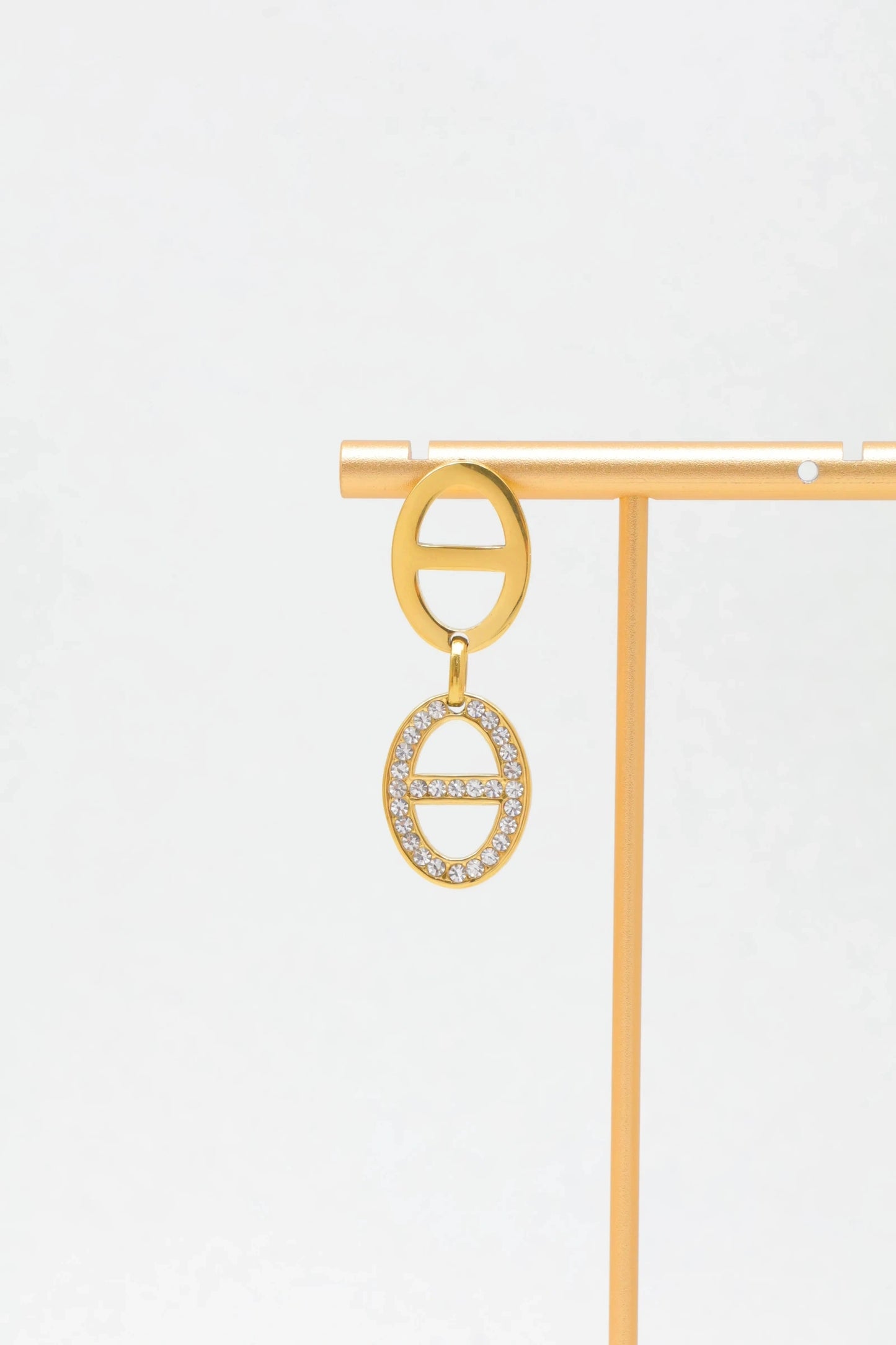 Boucles d’oreilles en acier inoxydable