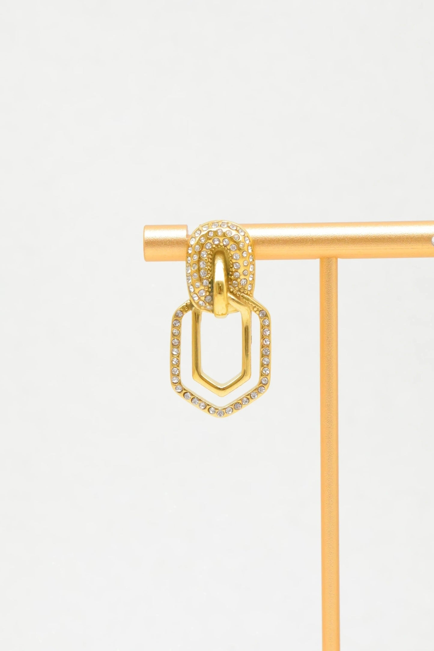 Boucles d’oreilles en acier inoxydable