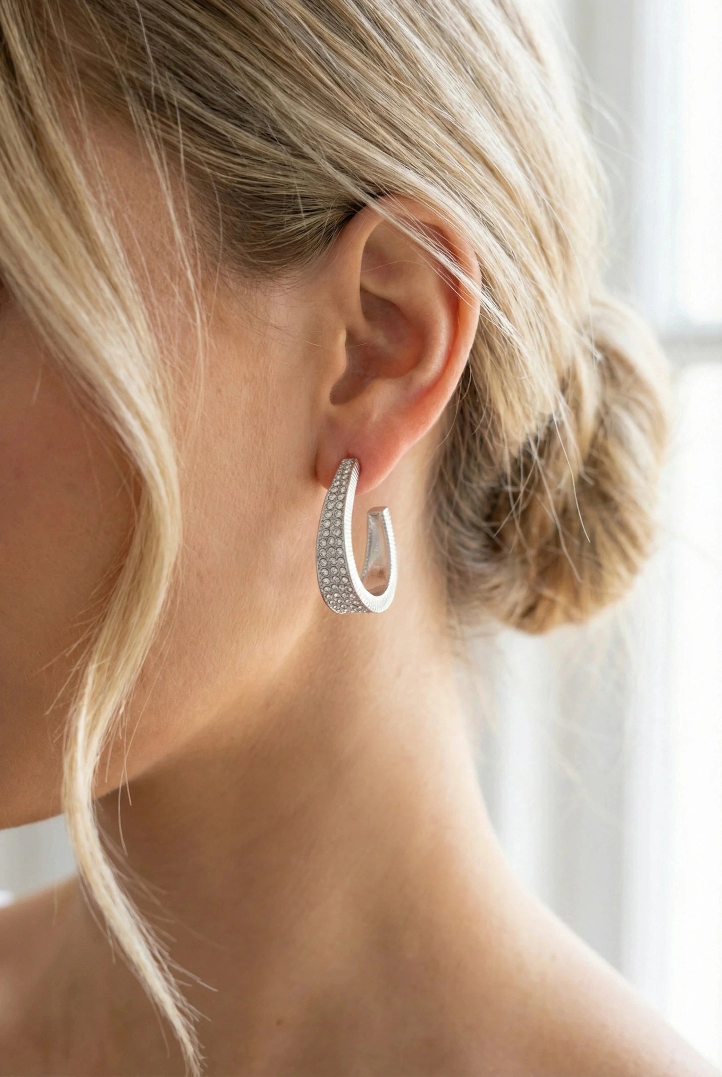 Boucles d’oreilles en acier inoxydable