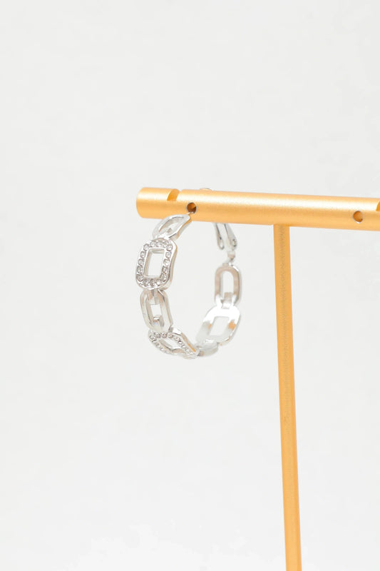 Boucles d’oreilles en acier inoxydable