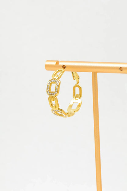 Boucles d’oreilles en acier inoxydable