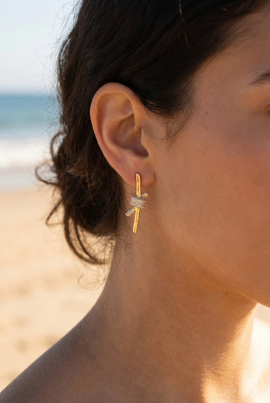 Boucles d’oreilles en acier inoxydable