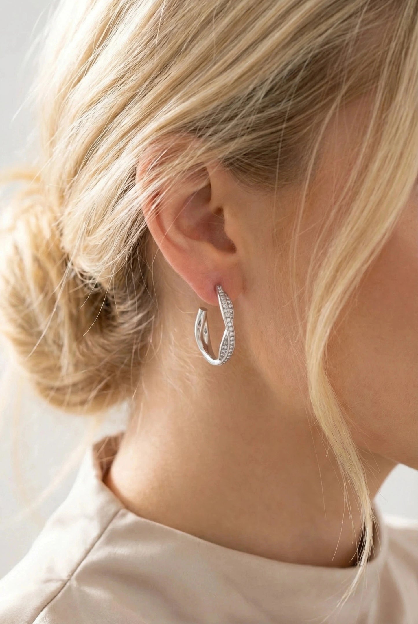 Boucles d’oreilles en acier inoxydable