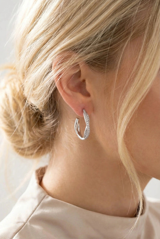Boucles d’oreilles en acier inoxydable