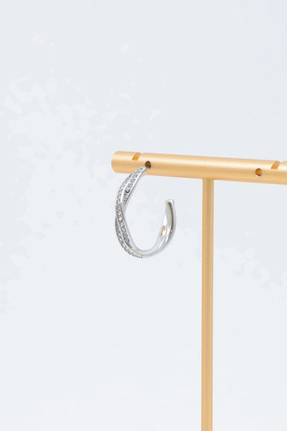 Boucles d’oreilles en acier inoxydable