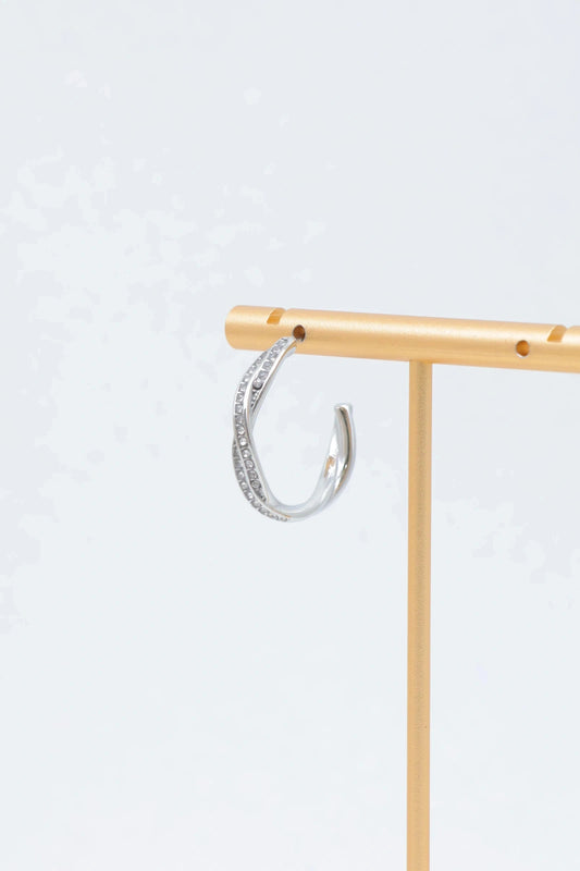 Boucles d’oreilles en acier inoxydable