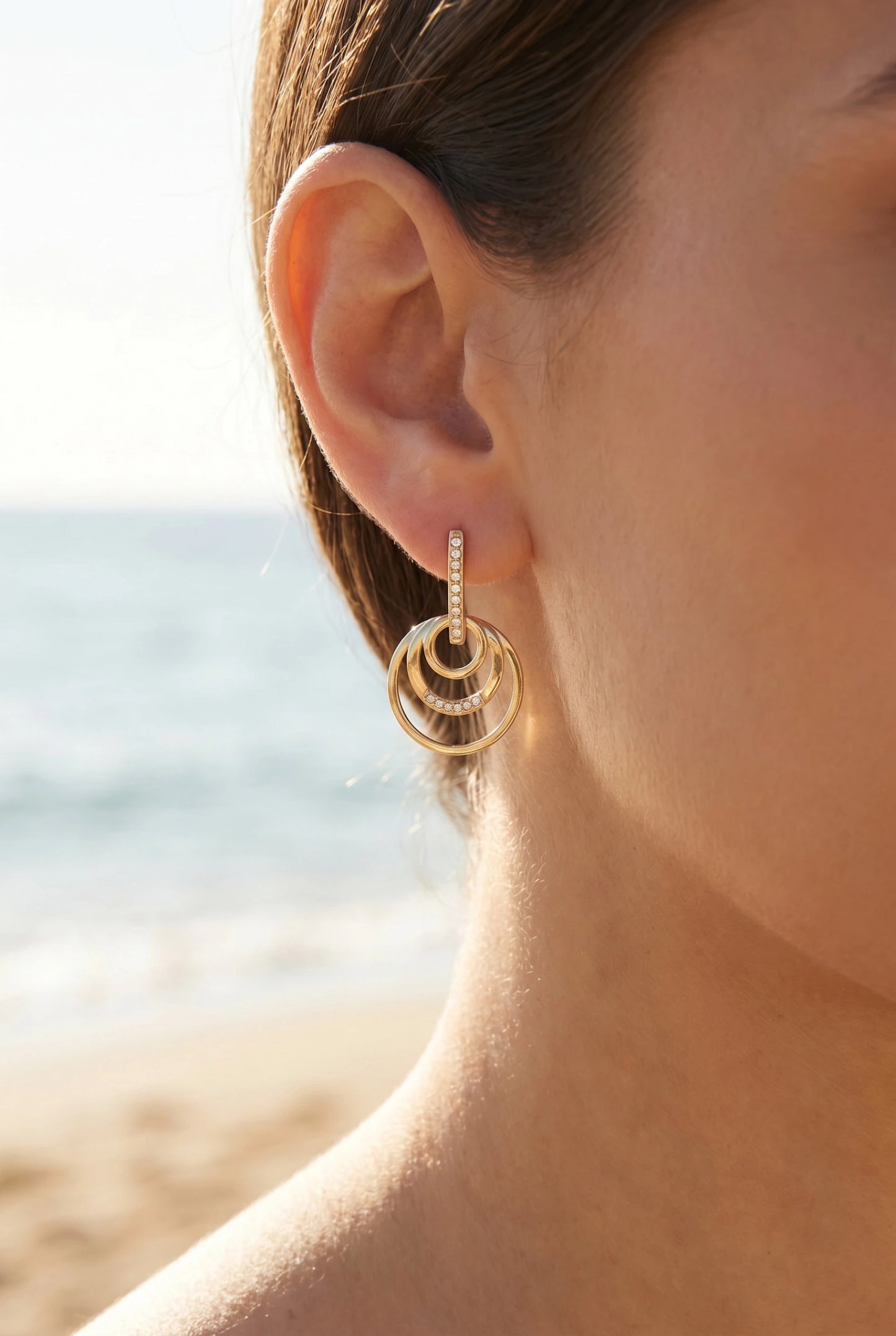 Boucles d’oreilles en acier inoxydable