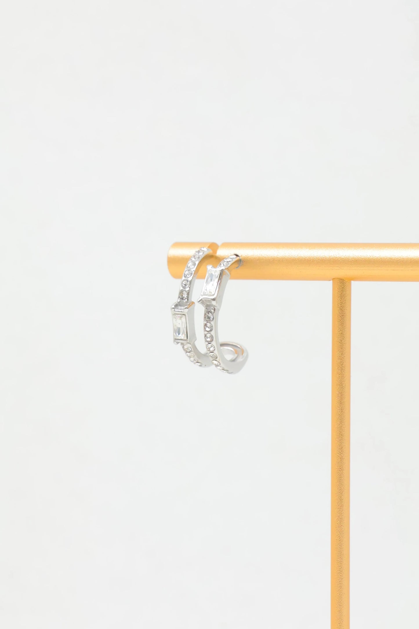 Boucles d’oreilles en acier inoxydable
