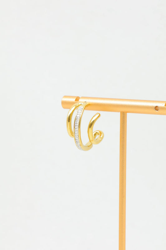 Boucles d’oreilles en acier inoxydable