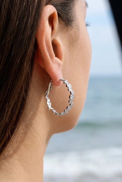 Boucles d’oreilles en acier inoxydable