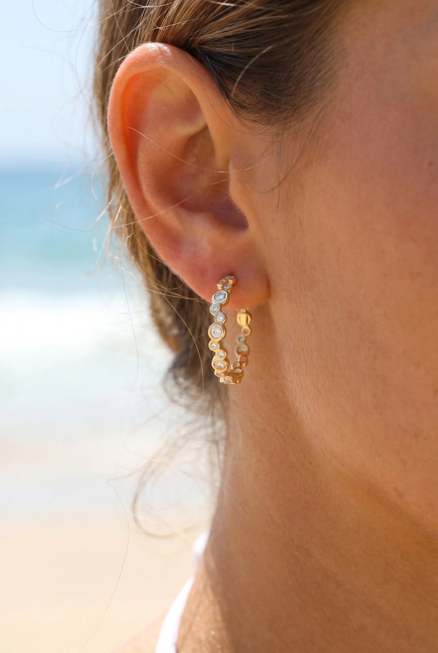 Boucles d’oreilles en acier inoxydable