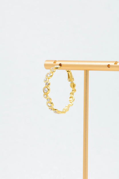 Boucles d’oreilles en acier inoxydable