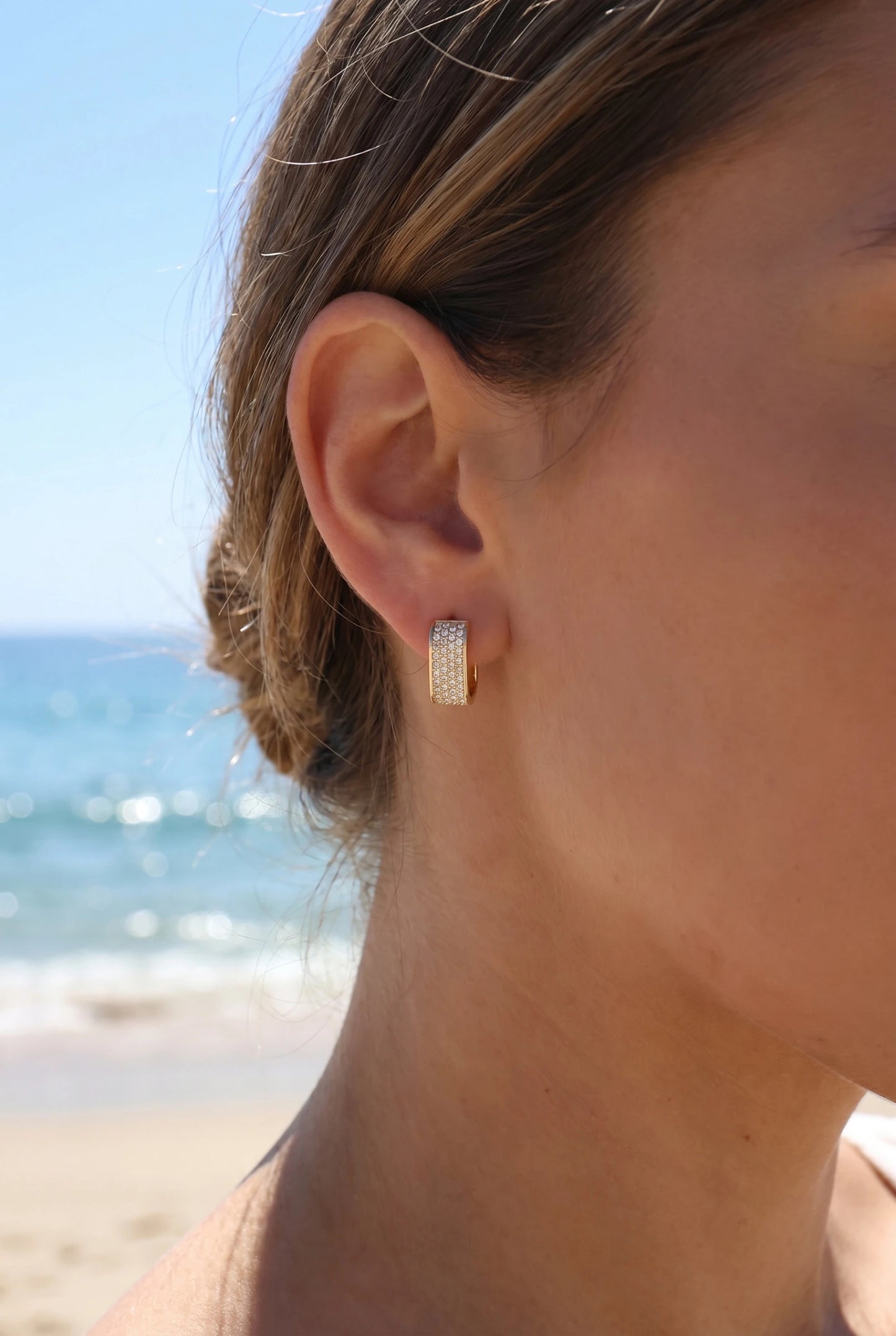 Boucles d’oreilles en acier inoxydable