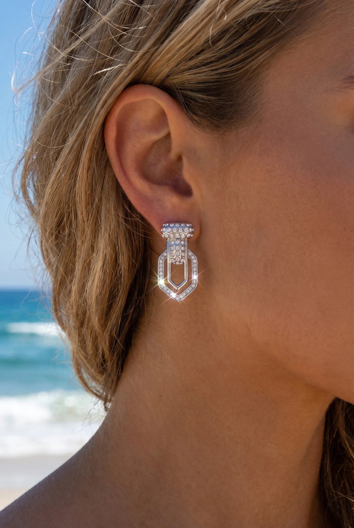 Boucles d’oreilles en acier inoxydable
