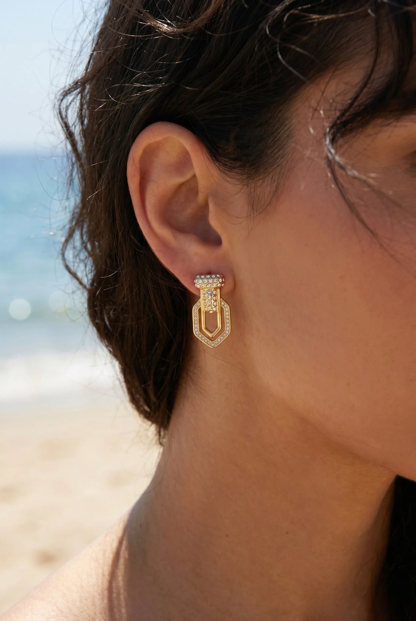 Boucles d’oreilles en acier inoxydable