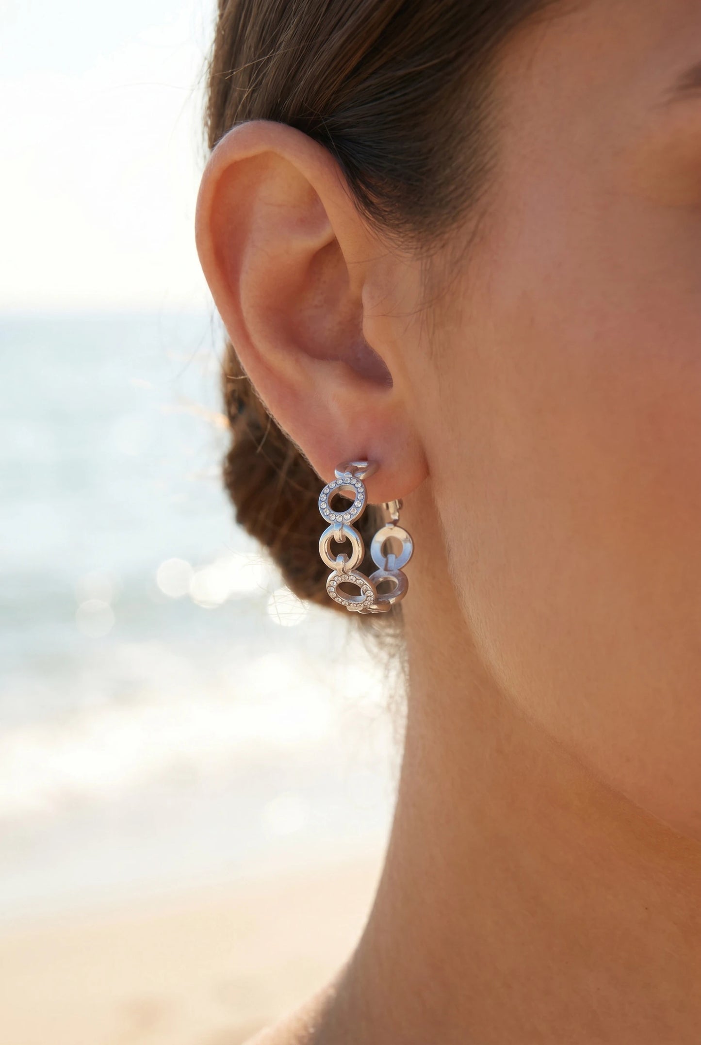Boucles d’oreilles en acier inoxydable