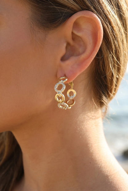 Boucles d’oreilles en acier inoxydable