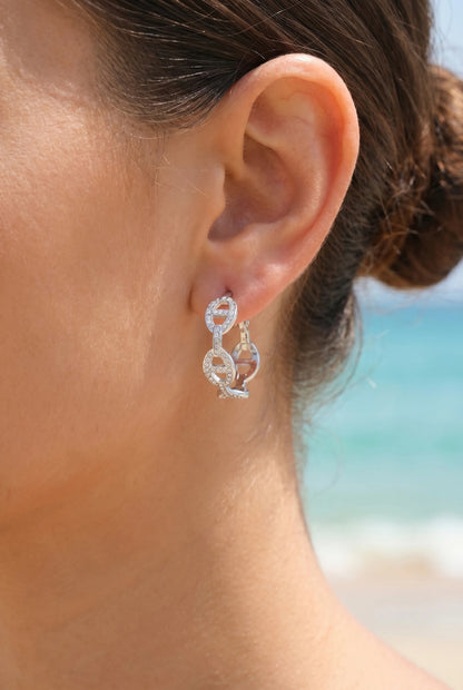Boucles d’oreilles en acier inoxydable