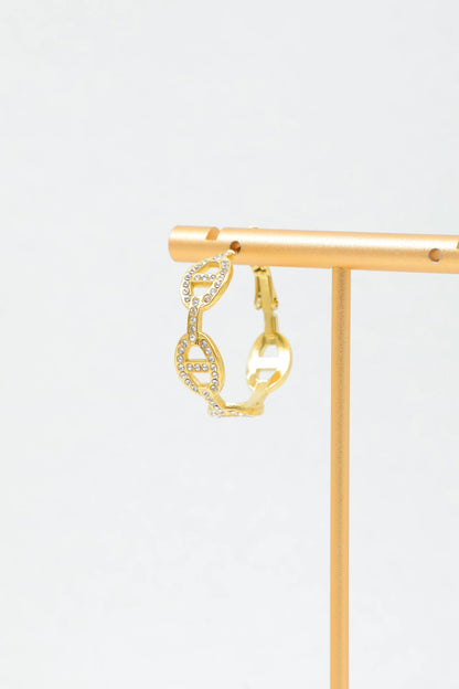 Boucles d’oreilles en acier inoxydable