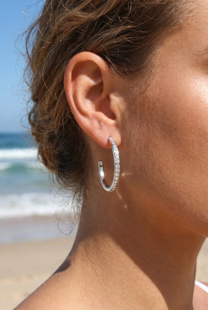 Boucles d’oreilles en acier inoxydable