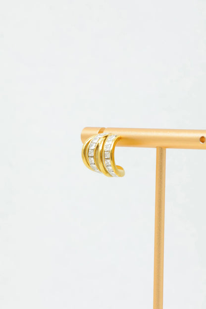 Boucles d’oreilles en acier inoxydable