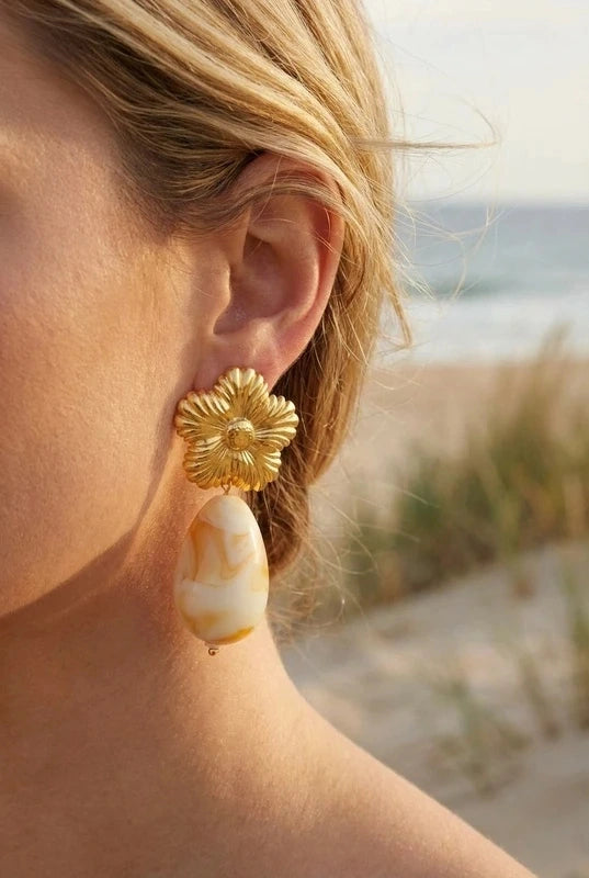 Boucles d’oreilles en acier inoxydable