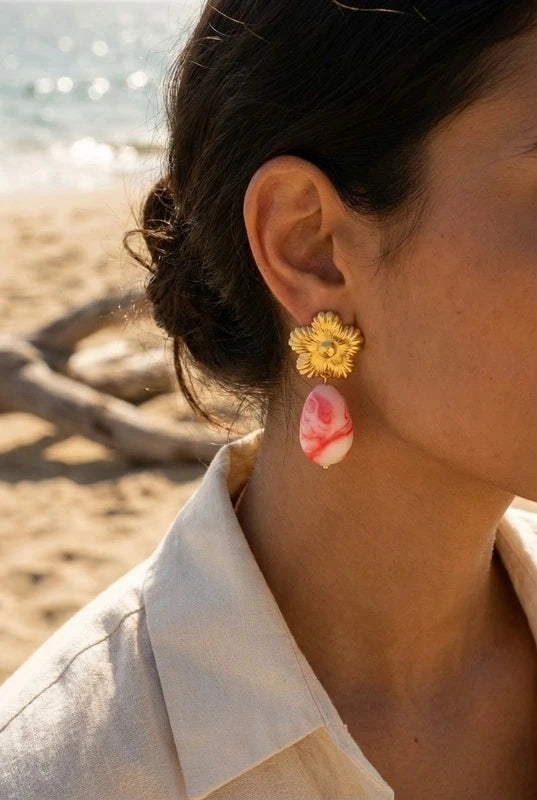 Boucles d’oreilles en acier inoxydable