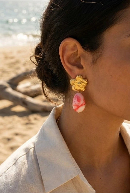Boucles d’oreilles en acier inoxydable