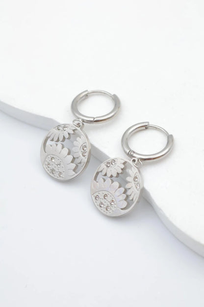 Boucles d’oreilles en acier inoxydable