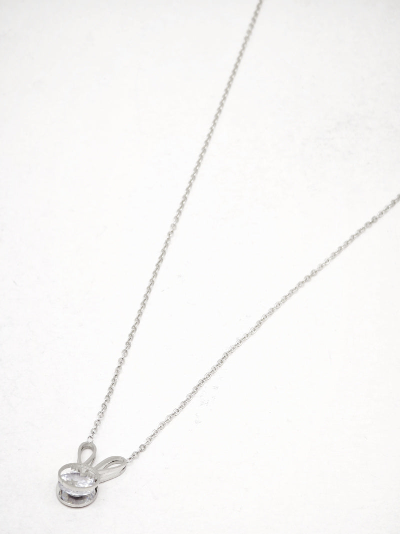 Collier en acier inoxydable - ARGENT
