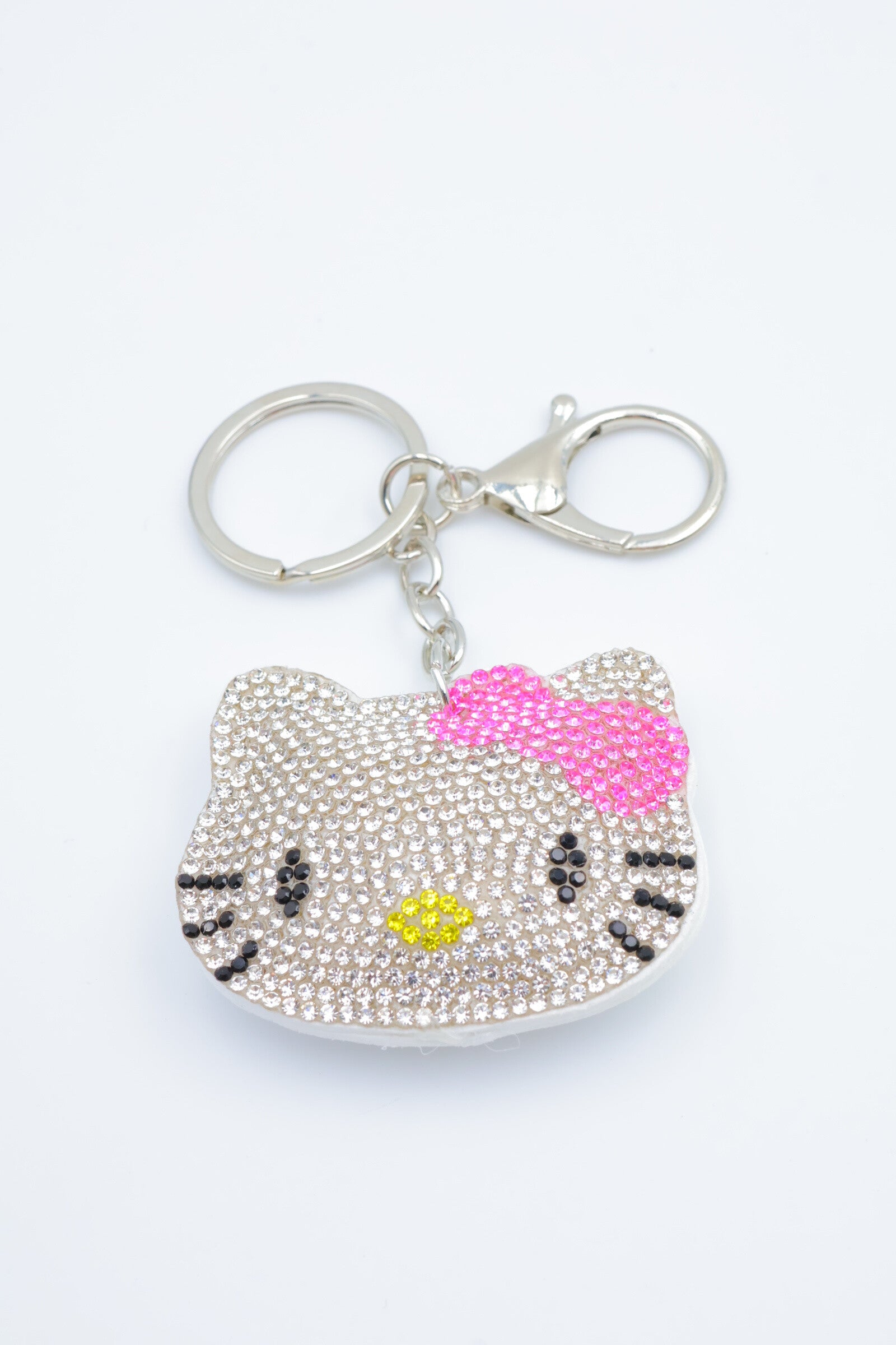 Porte clé hello kitty - BLANC