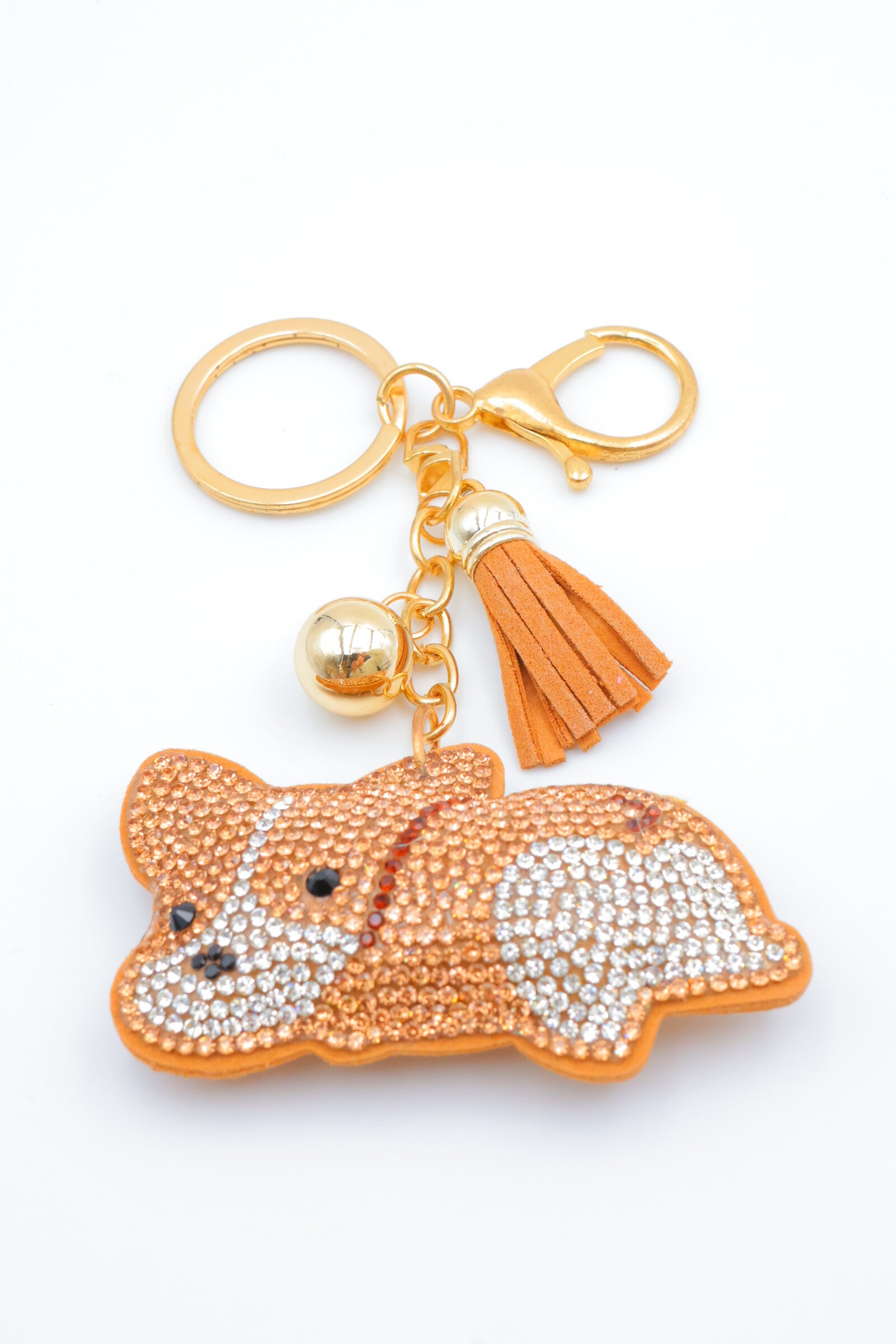 Porte clé chien - MARRON FONCÉ