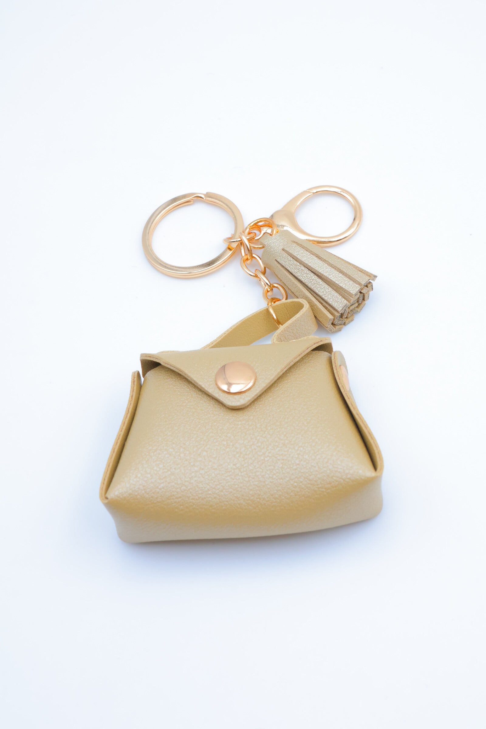 Porte clé sac à main - BEIGE