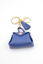 Porte clé sac à main - BLEU
