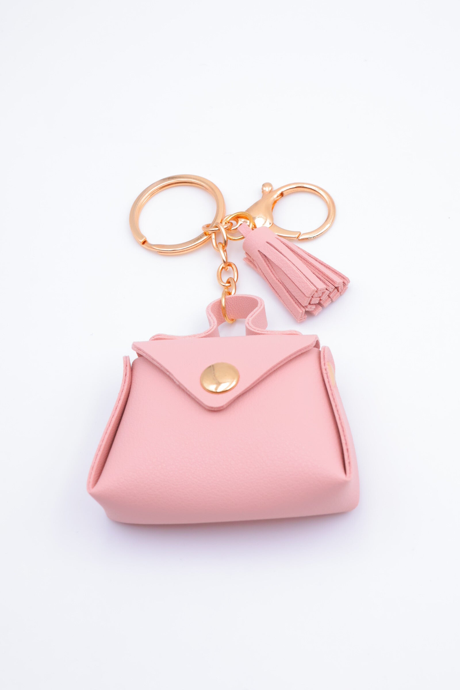 Porte clé sac à main - ROSE