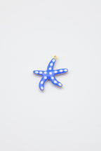 Pendentif en acier inoxydable - BLEU MARINE