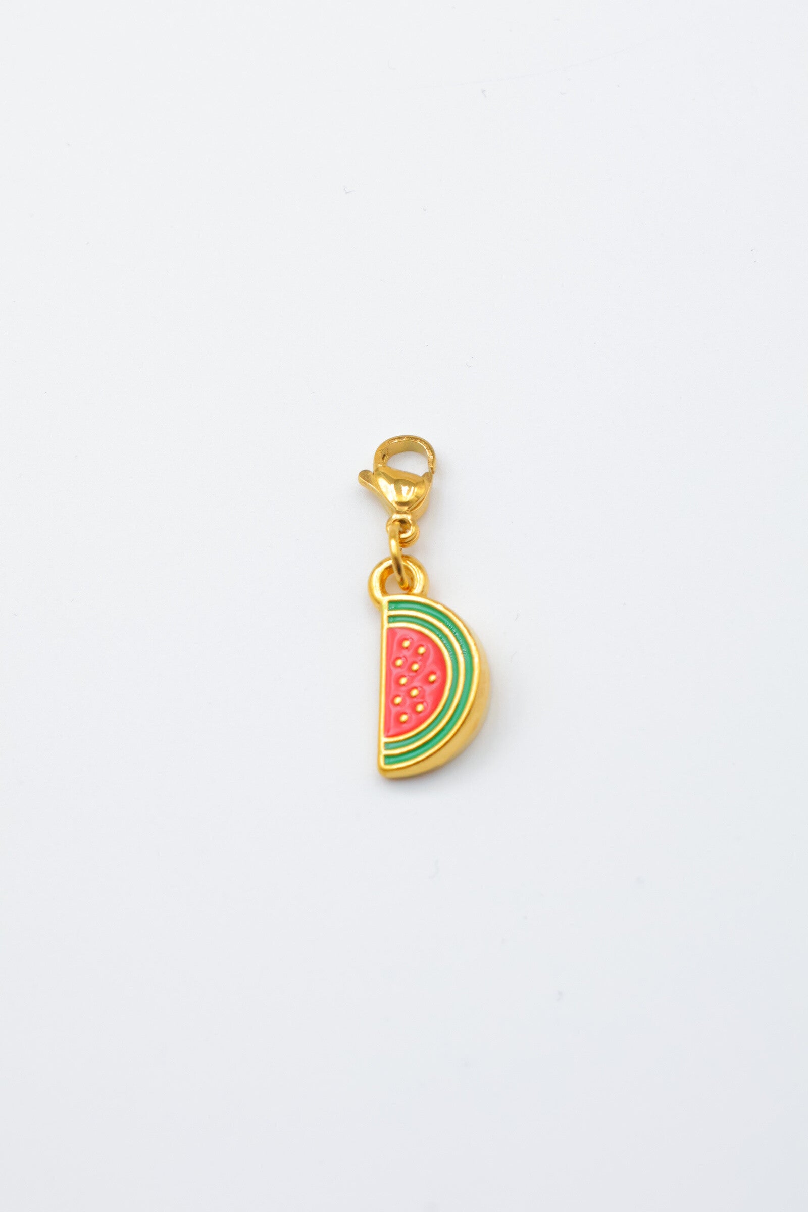Pendentif pastèque en acier inoxydable - DORÉ