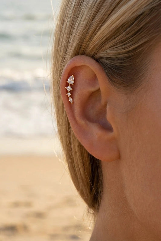 Piercings en acier inoxydable