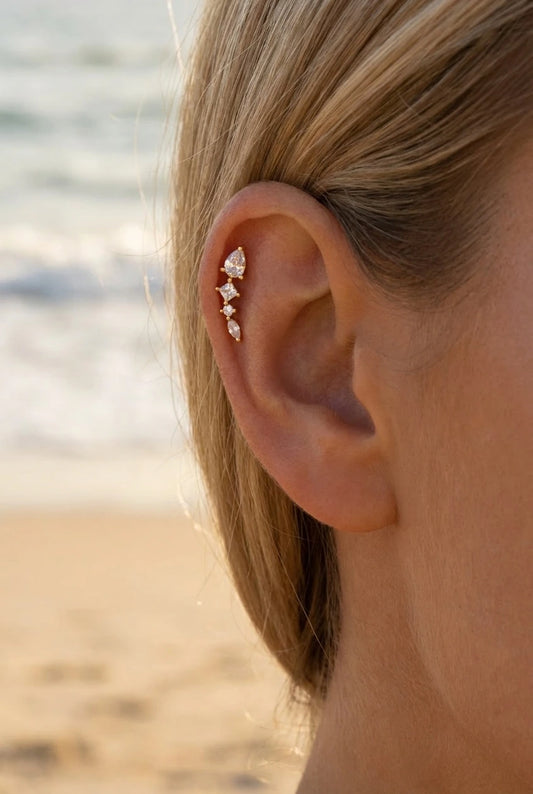 Piercings en acier inoxydable
